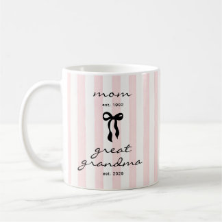 Great Grandma Mug Pink Bow Gift