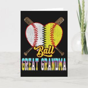Great Grandma Of Both Half Sell Softll Ice Cream D Card