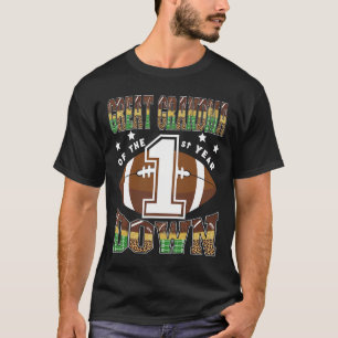 Great Grandma Of The 1st Year Down Football 1st Bi T-Shirt