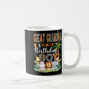 Great Grandma Of The Birthday Boy Jungle Safari An Coffee Mug