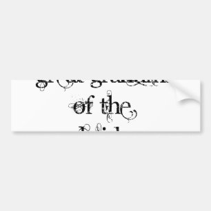 Great Grandma of the Bride Bumper Sticker