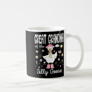 Great grandma of the silly goose 1st birthday girl coffee mug