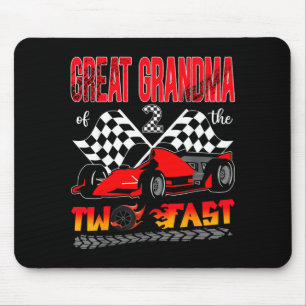 Great Grandma Of The Two Fast 2nd Birthday Boy Mouse Pad