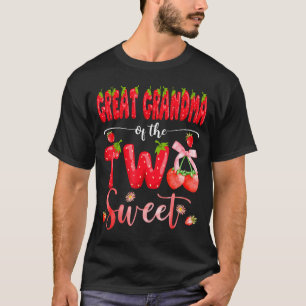 Great Grandma Of The Two Sweet 2nd Birthday Girl S T-Shirt
