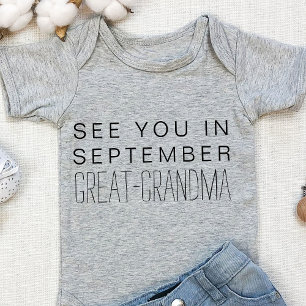 Great-Grandma Personalised Pregnancy Announcement Baby Bodysuit