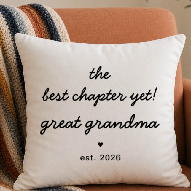 Great Grandma Pillow | Best Chapter Yet (Creator Uploaded)