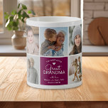 GREAT GRANDMA 'the most loved' Photo Collage Coffee Mug<br><div class="desc">Who doesn't love a great cup of coffee,  especially when served in a mug that holds so many fond memories? This 'Grandma' mug showcases 9 of your beloved photos and can be customised to suit your preference. It's not just a coffee mug,  it's a treasure chest of memories.</div>