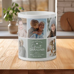 GREAT GRANDMA 'the most loved' Photo Collage Coffee Mug<br><div class="desc">Who doesn't love a great cup of coffee,  especially when served in a mug that holds so many fond memories? This 'Grandma' mug showcases 9 of your beloved photos and can be customised to suit your preference. It's not just a coffee mug,  it's a treasure chest of memories.</div>