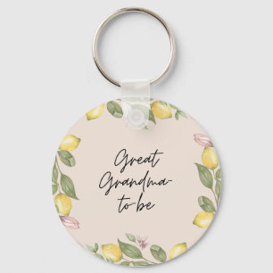 Great-Grandma-to-be Key Ring