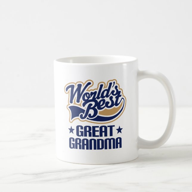 Great Grandma Worlds Best Coffee Mug (Right)