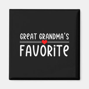 Great Grandmas Favorite  Magnet
