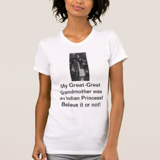 Great Grandmother Was An Indian Princess T-Shirt