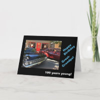 Great-grandpa 100th b-day vintage cars