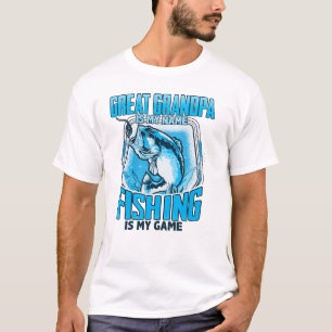 Great Grandpa Is My Name Fishing Is My Game T-Shir T-Shirt