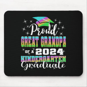 Great Grandpa Of Kindergarten Graduate 2024 Gradua Mouse Pad
