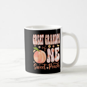 Great Grandpa of One Sweet Peach 1st Birthday Girl Coffee Mug