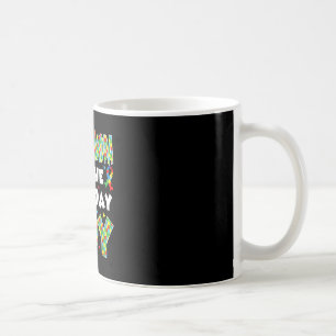 Great grandpa of the bday boy autism awareness coffee mug