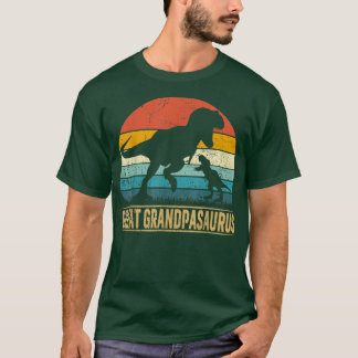 Great Grandpa Saurus T Re Dinosaur GrandpaFather's T-Shirt