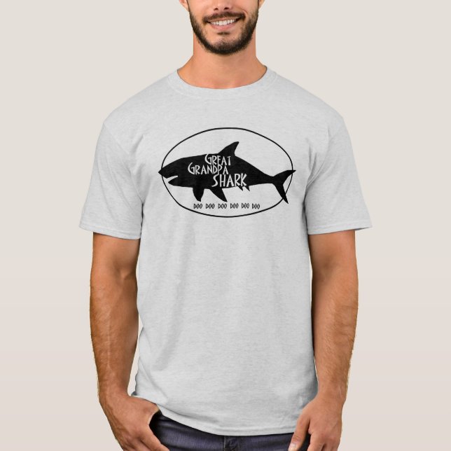 Great Grandpa Shark T-Shirt (Front)