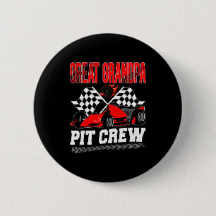 Great Grandpa T Crew Racing Family Race Car Birthd 6 Cm Round Badge