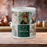 GREAT GRANDPA 'the most loved' Photo Collage Coffee Mug<br><div class="desc">Surprise your great grandpa with the most unique and heartwarming gift that he'll cherish forever. Create a custom photo collage mug that captures his special memories and showcases his love for his grandkids!</div>
