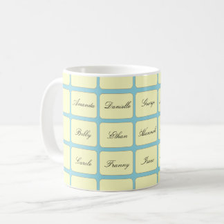 Great Grandparent Custom Family Names Coffee Mug