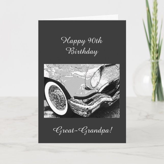 Great-Grandpa's 90th birthday Card (Front)