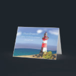 Great Grandson Birthday Coastal Lighthouse Card<br><div class="desc">Celebrate your cherished great grandson's birthday with this delightful watercolor greeting card. Featuring a coastal setting, the gentle waves embrace the sandy shore, and a vibrant red and white lighthouse stands proudly against the backdrop of a serene sky. Show him that his presence illuminates your life with joy and love....</div>