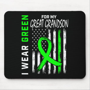 Great Grandson Kidney Disease Cerebral Palsy Aware Mouse Pad