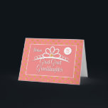 Great Great Granddaughter 13th Birthday with Crown Card<br><div class="desc">Your treasured great great granddaughter has grown into a beautiful teenager. Now that she is turning thirteen it is only fitting to treat her like a young princess on her special day. This birthday crown card is perfect to send greetings and wishes on her 13th birthday celebration.</div>