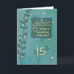 Great Great Granddaughter Religious 15th Birthday Card<br><div class="desc">Wonderful are great great granddaughters. They bring you a special kind of joy. When your great great granddaughter celebrates her 15th birthday,  you should also bring a special joy to her heart. The message in this card is definitely going to make her heart melt with joy.</div>