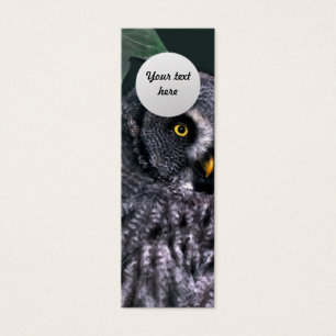 Great Grey Owl Custom Bookmark