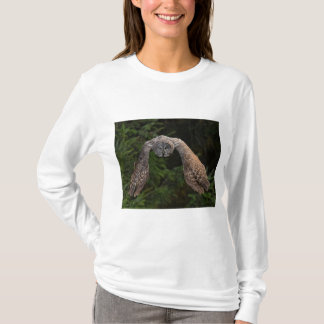 Great Grey Owl ~ Forward Flight T-Shirt