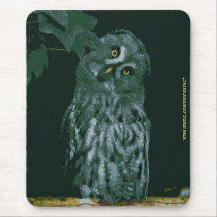 Great Grey Owl Mouse Pad