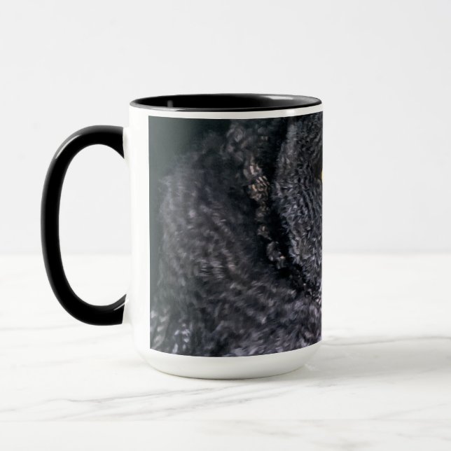 Great Grey Owl Mug (Left)