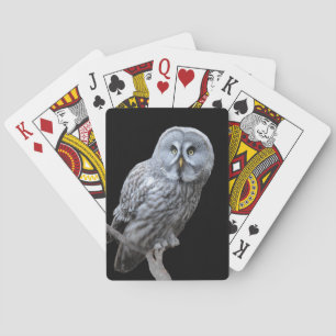 Great Grey Owl Playing Cards