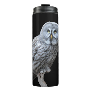 Great Grey Owl Thermal Tumbler