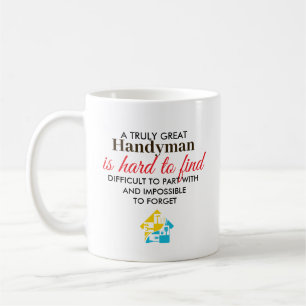 Great Handyman Personalised Name Gift Coffee Mug