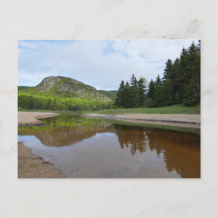 Great Head Reflection at Sand Beach Postcard