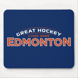 Great Hockey Edmonton Blue Mouse Pad