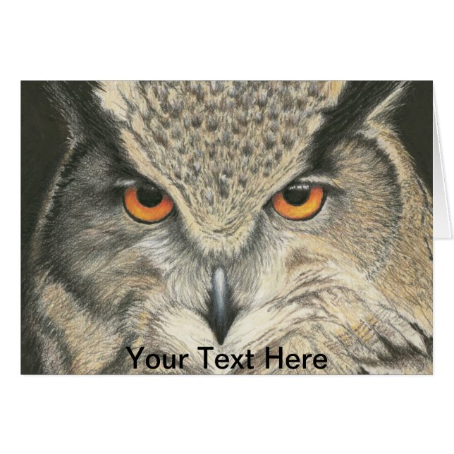 Great Horned Owl (Front Horizontal)
