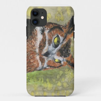 Great Horned Owl iPhone 11 Case
