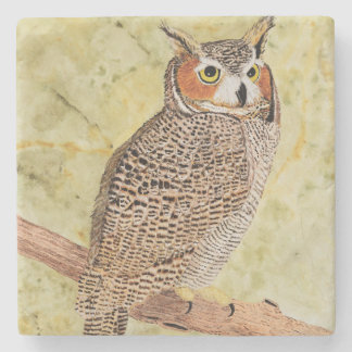 Great Horned Owl Coaster