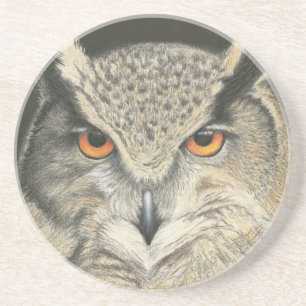 Great Horned Owl Coaster