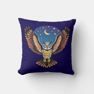 Great Horned owl Cushion