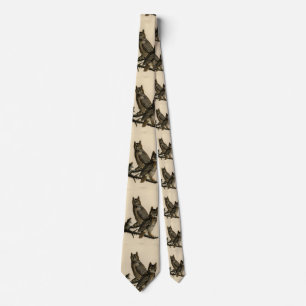 Great Horned Owl from Audubon's Birds of America Tie