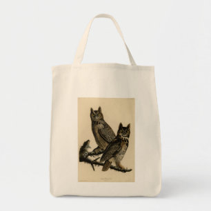 Great Horned Owl from Audubon's Birds of America Tote Bag