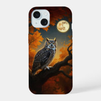 Great Horned Owl in Autumn