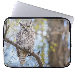 Great Horned Owl   Lincoln County, Wyoming Laptop Sleeve