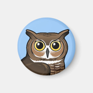 Great Horned Owl Magnet